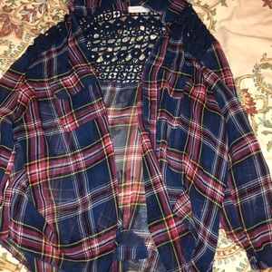 Sheer Lace flannel